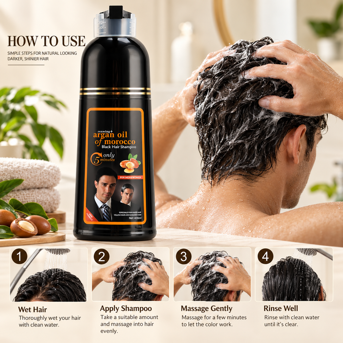DISAAR® HAIR COLOR SHAMPOO – 400ML