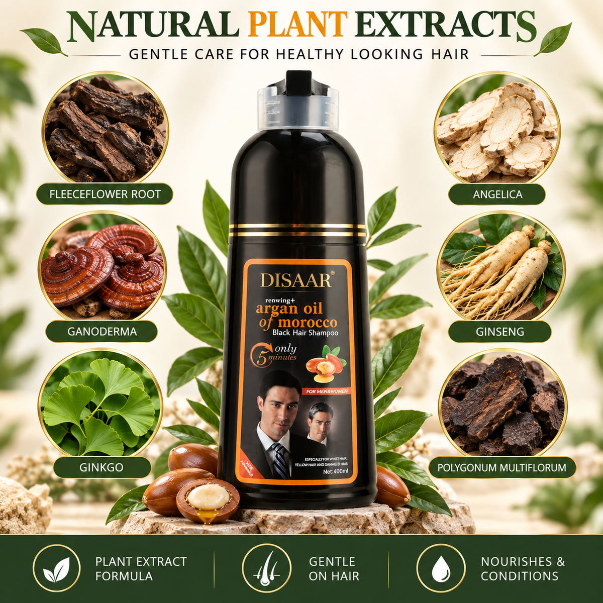 DISAAR® HAIR COLOR SHAMPOO – 400ML